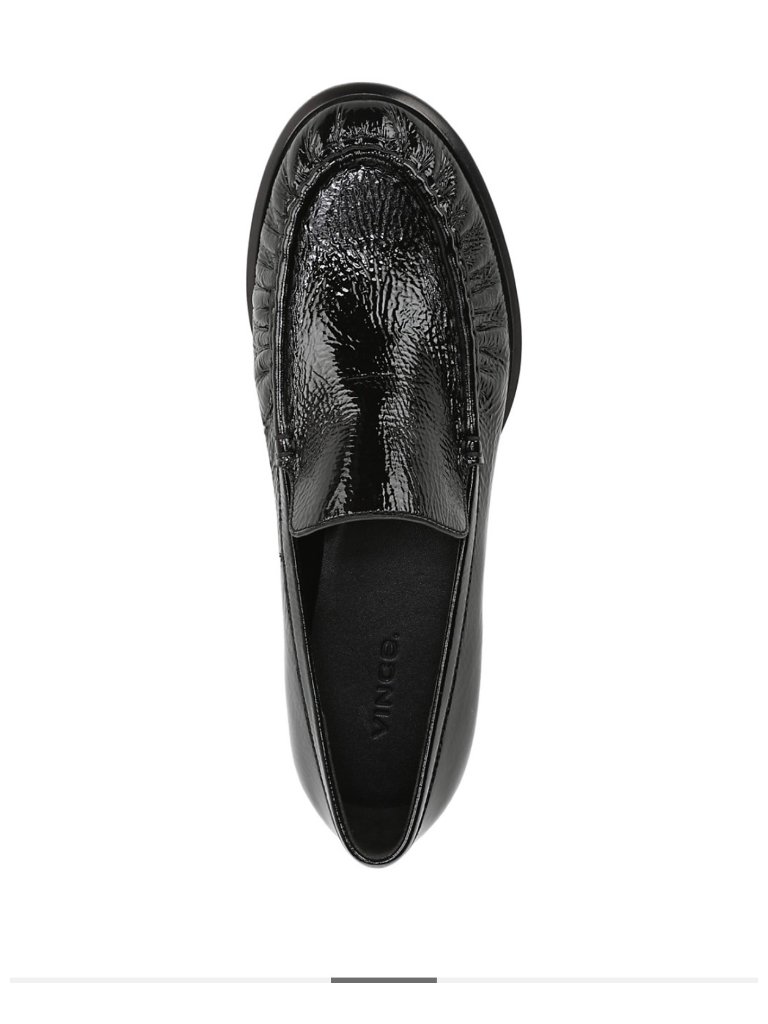 Vince Nora Classic Ysl Style Black Loafers